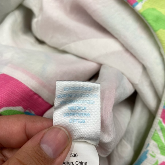 Lilly Pulitzer pink floral sleeveless size 2 Dress - Picture 5 of 12